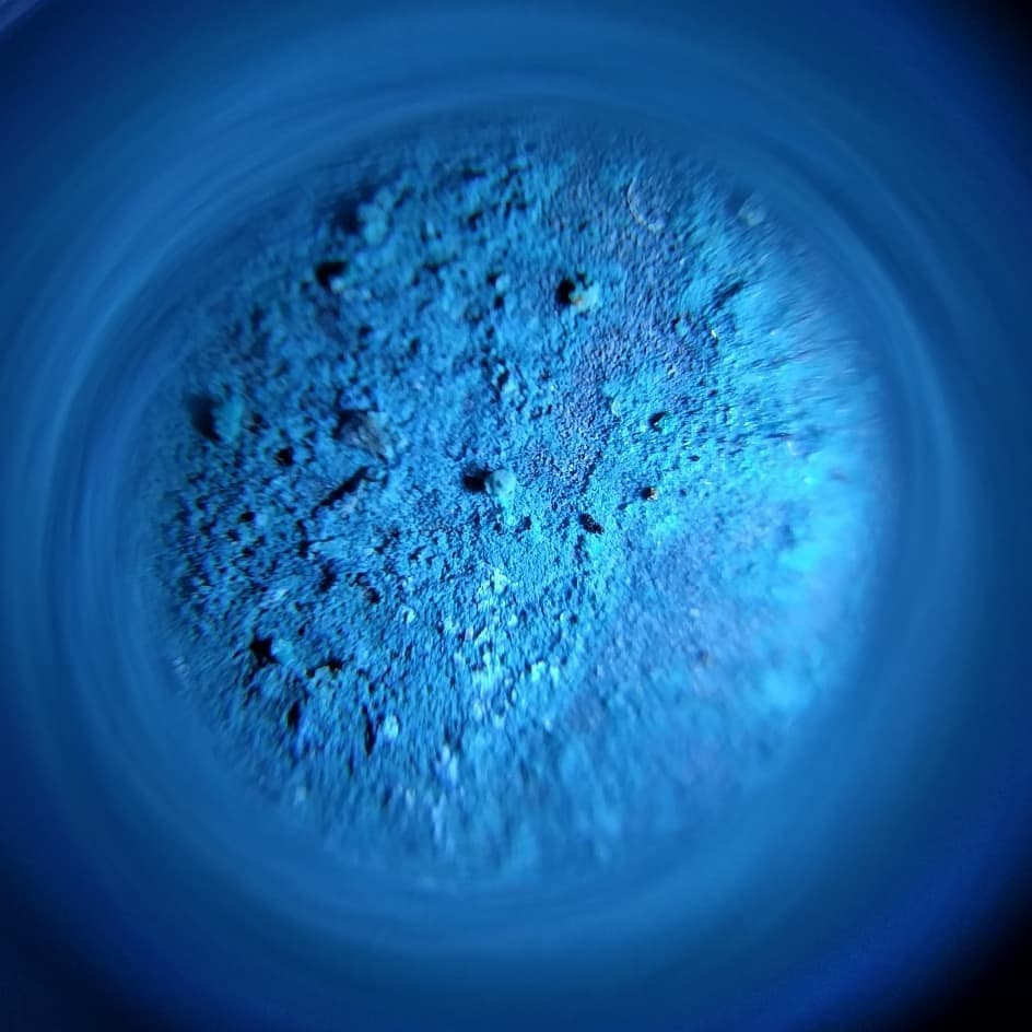 Patina Microscope Blue